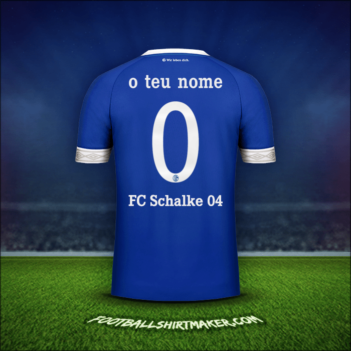 Camisola Schalke 04 Cup 2018/19 -  o teu nome - 0