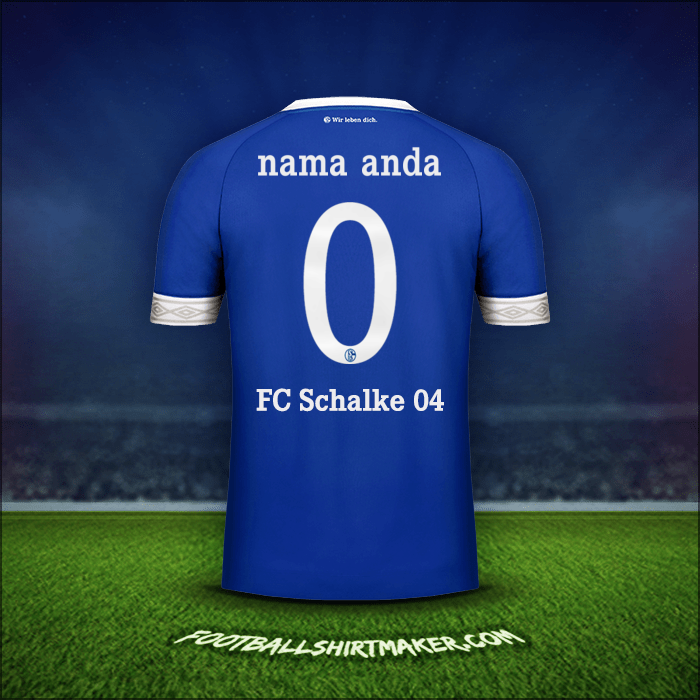 Jersey Schalke 04 Cup 2018/19 -  nama anda - 0
