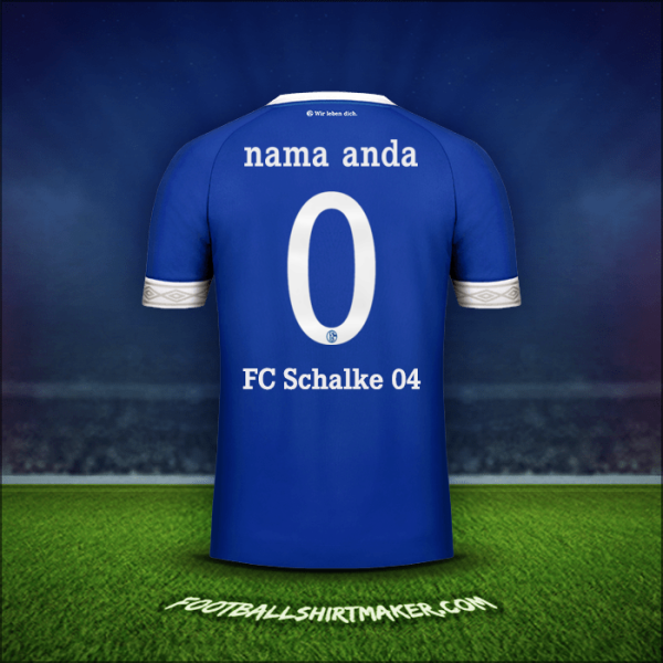 Jersey Schalke 04 Cup 2018/19 -  nama anda - 0