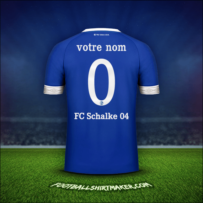 Maillot Schalke 04 Cup 2018/19 -  votre nom - 0