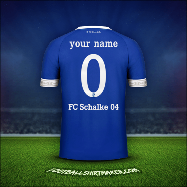 Shirt Schalke 04 Cup 2018/19 -  your name - 0