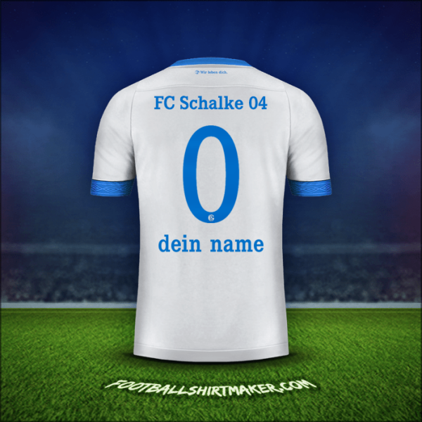 Trikot Schalke 04 2018/19 Auswärts -  dein name - 0
