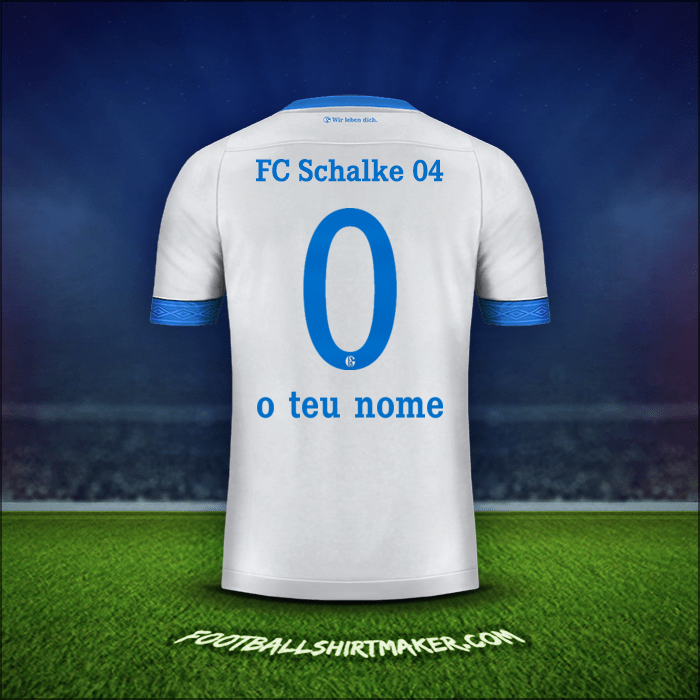 Camisola Schalke 04 2018/19 Alternativa -  o teu nome - 0