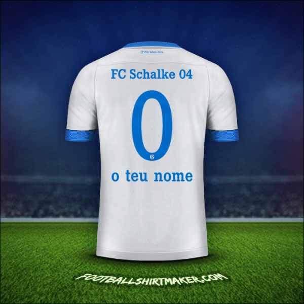 Camisola Schalke 04 2018/19 Alternativa -  o teu nome - 0