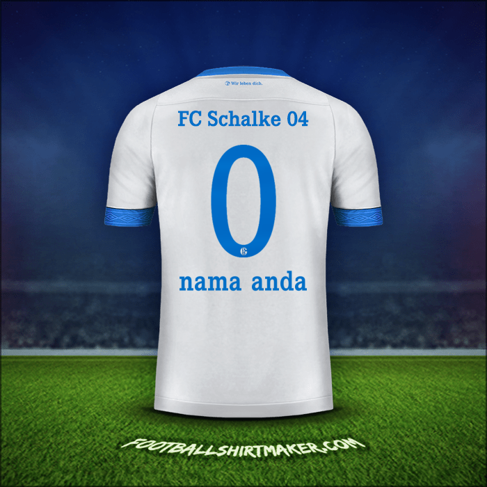 Jersey Schalke 04 2018/19 Alternatif -  nama anda - 0