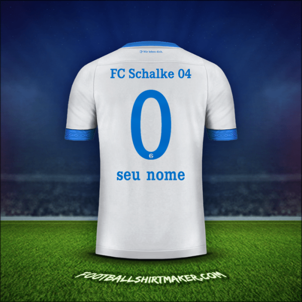Camisa Schalke 04 2018/19 Alternativa -  seu nome - 0
