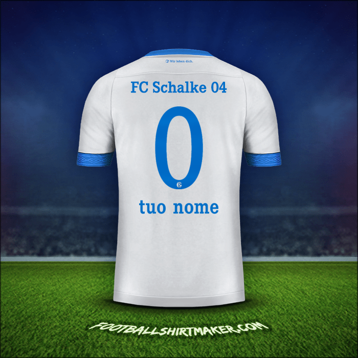 Maglia Schalke 04 2018/19 Seconda -  tuo nome - 0