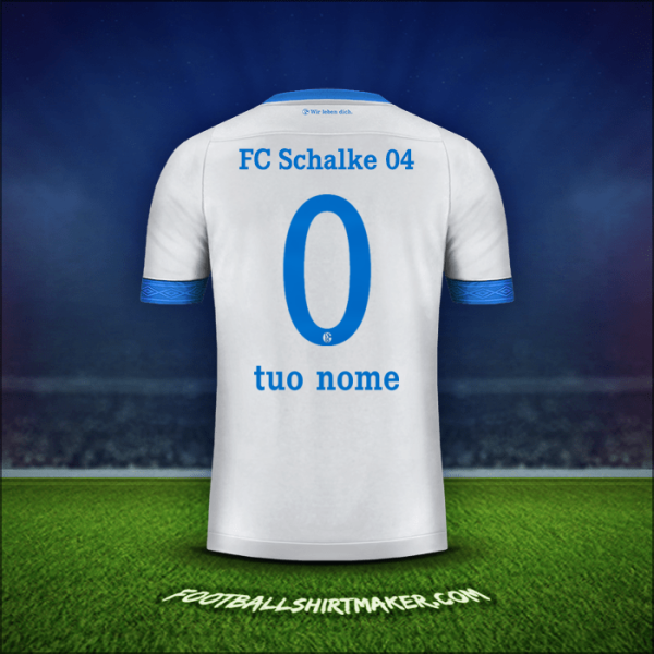 Maglia Schalke 04 2018/19 Seconda -  tuo nome - 0
