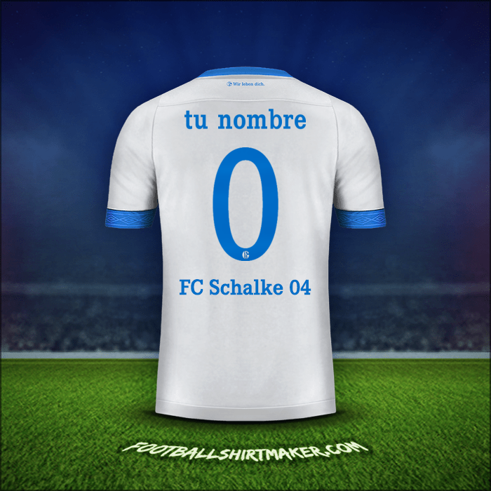 Jersey Schalke 04 Cup 2018/19 Visita -  tu nombre - 0