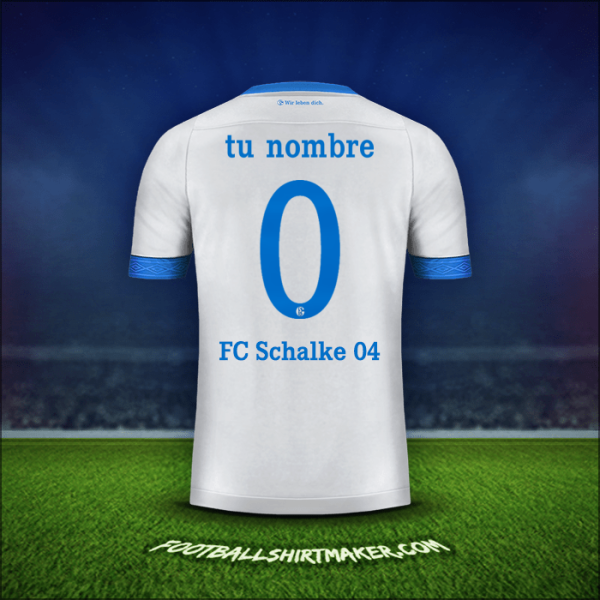 Jersey Schalke 04 Cup 2018/19 Visita -  tu nombre - 0