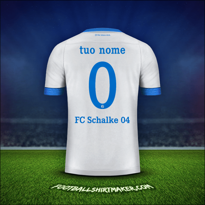 Maglia Schalke 04 Cup 2018/19 Seconda -  tuo nome - 0