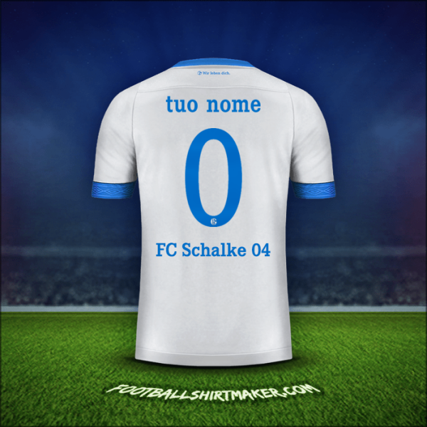 Maglia Schalke 04 Cup 2018/19 Seconda -  tuo nome - 0