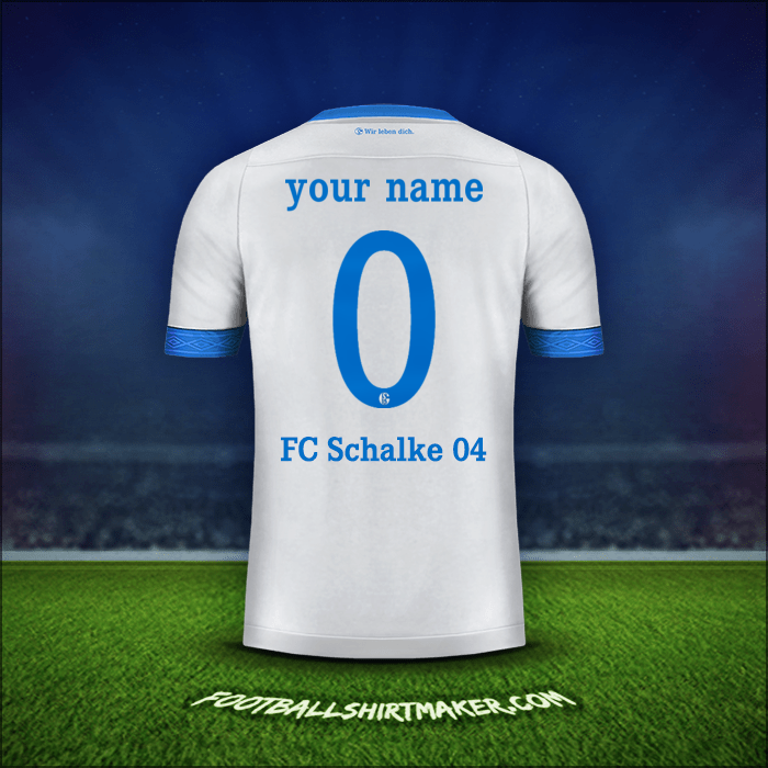 Jersey Schalke 04 Cup 2018/19 Away -  your name - 0
