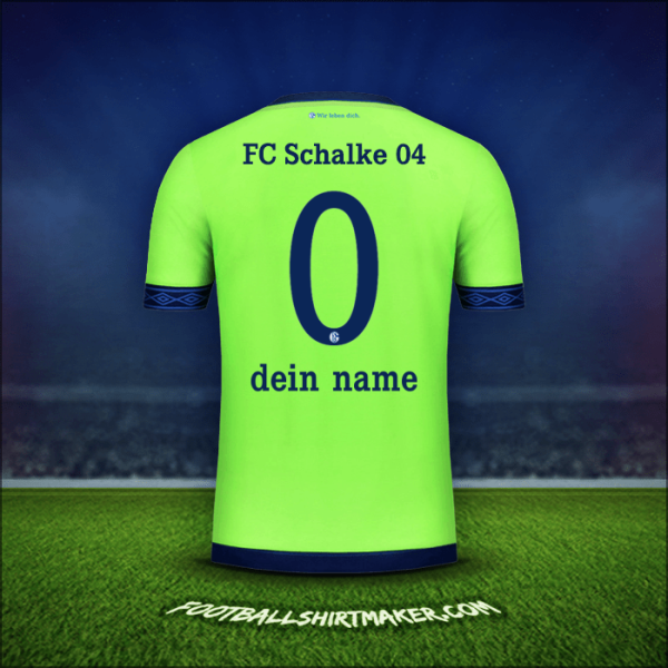 Trikot Schalke 04 2018/19 Dritte -  dein name - 0
