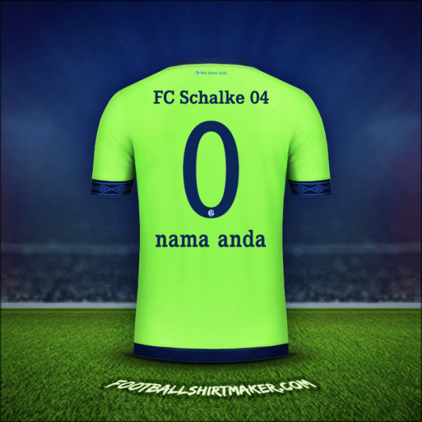 Jersey Schalke 04 2018/19 Ketiga -  nama anda - 0