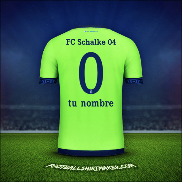 Jersey Schalke 04 2018/19 Tercera -  tu nombre - 0