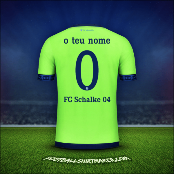 Camisola Schalke 04 Cup 2018/19 Terceira -  o teu nome - 0