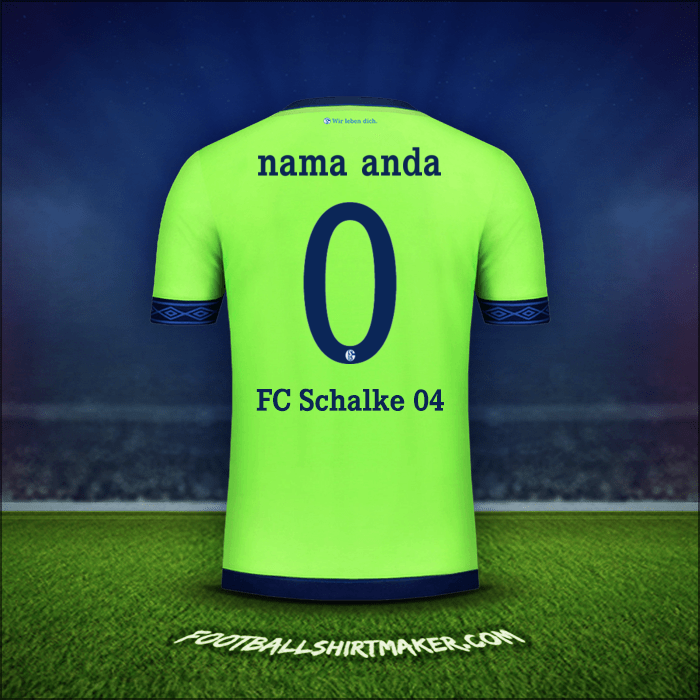 Jersey Schalke 04 Cup 2018/19 Ketiga -  nama anda - 0