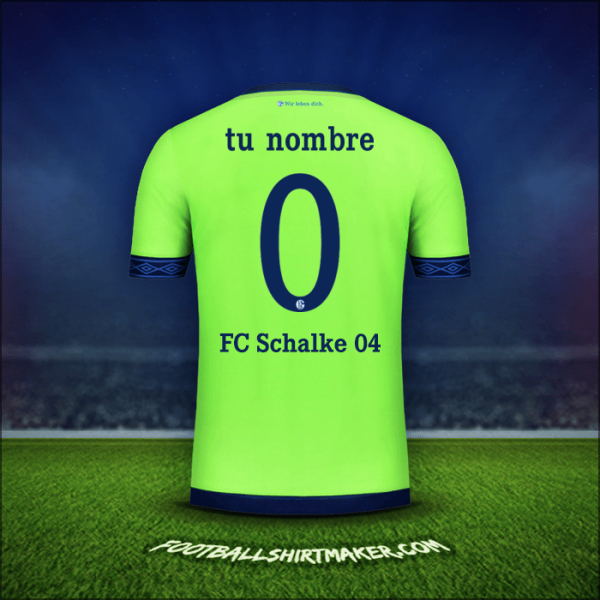 Jersey Schalke 04 Cup 2018/19 Tercera -  tu nombre - 0