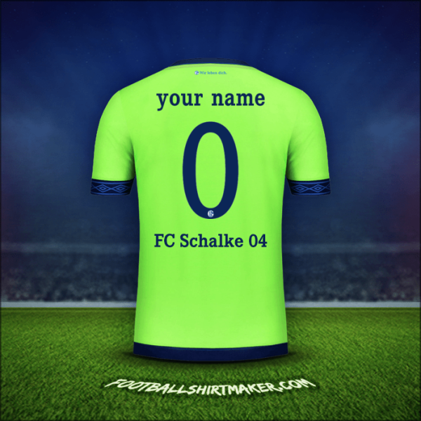 Shirt Schalke 04 Cup 2018/19 Third -  your name - 0