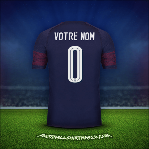 Maillot Arsenal Cup 2018/19 Extérieur -  votre nom - 0