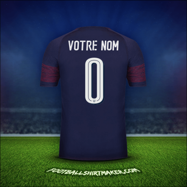 Maillot Arsenal Cup 2018/19 Extérieur -  votre nom - 0