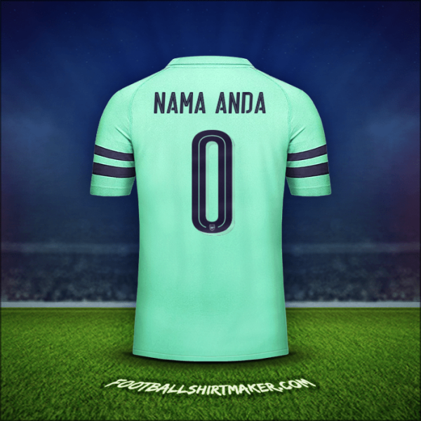 Jersey Arsenal Cup 2018/19 Ketiga -  nama anda - 0