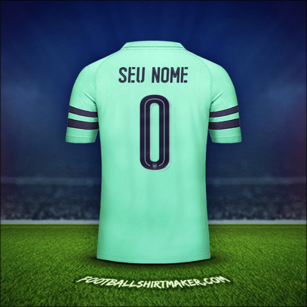 Camisa Arsenal Cup 2018/19 Terceira -  seu nome - 0