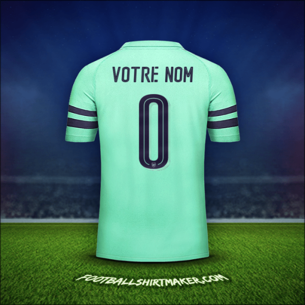 Maillot Arsenal Cup 2018/19 Troisième -  votre nom - 0