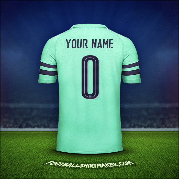 Shirt Arsenal Cup 2018/19 Third -  your name - 0