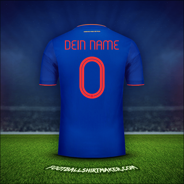 Trikot Kolumbien 2019 Auswärts -  dein name - 0