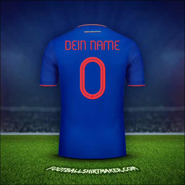 Trikot Kolumbien 2019 Auswärts -  dein name - 0