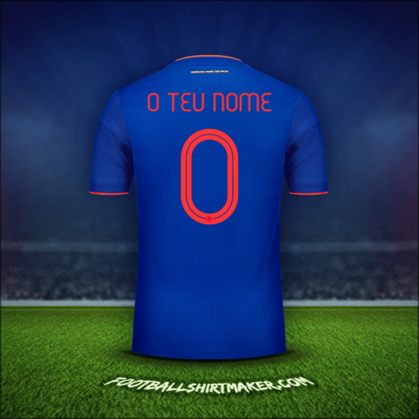 Camisola Colômbia 2019 Alternativa -  o teu nome - 0