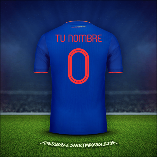 Jersey Colombia 2019 Visita -  tu nombre - 0