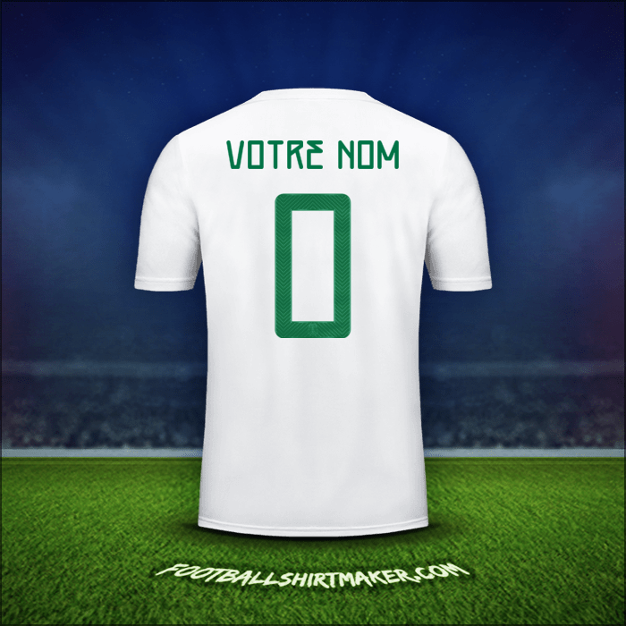 Maillot Mexique 2019 Extérieur -  votre nom - 0
