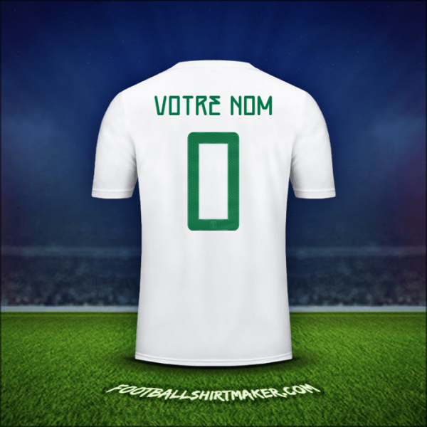 Maillot Mexique 2019 Extérieur -  votre nom - 0