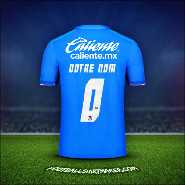 Maillot Cruz Azul 2019 -  votre nom - 0