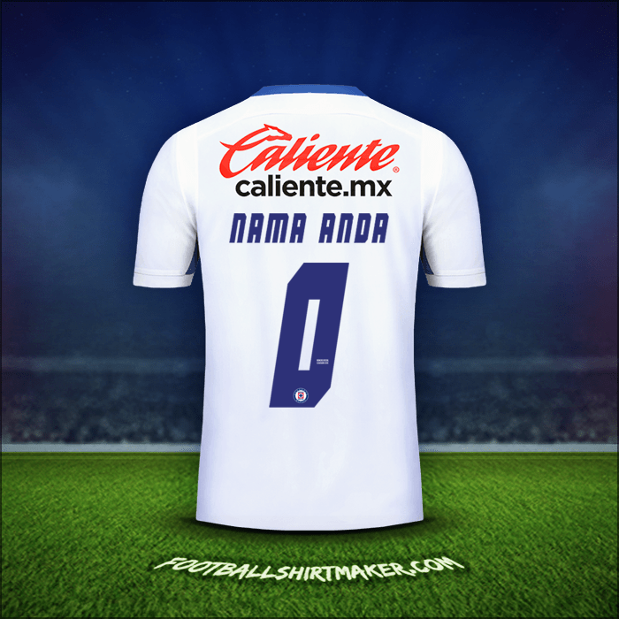 Jersey Cruz Azul 2019 Alternatif -  nama anda - 0