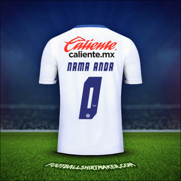 Jersey Cruz Azul 2019 Alternatif -  nama anda - 0