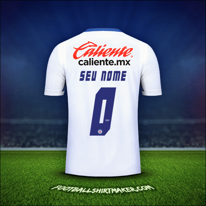 Camisa Cruz Azul 2019 Alternativa -  seu nome - 0