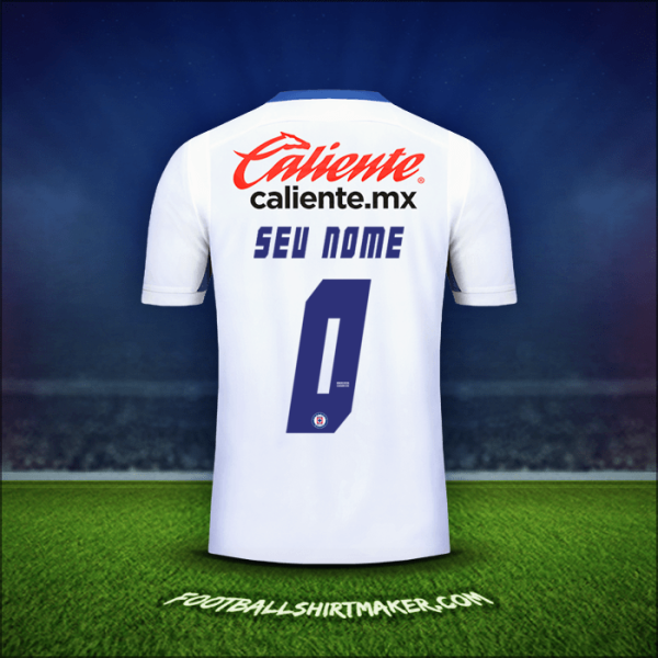 Camisa Cruz Azul 2019 Alternativa -  seu nome - 0