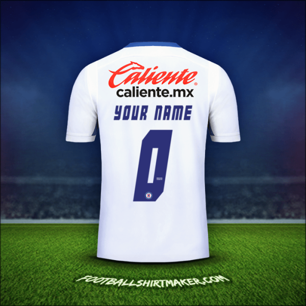 Shirt Cruz Azul 2019 Away -  your name - 0