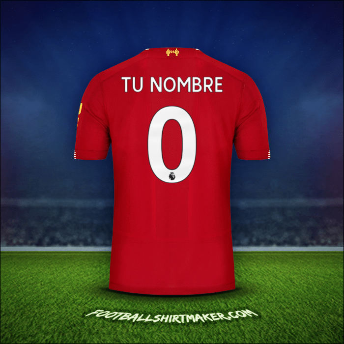 Camiseta Liverpool FC 2019/20 -  tu nombre - 0