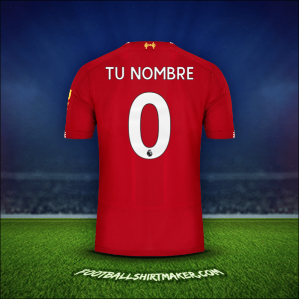 Camiseta Liverpool FC 2019/20 -  tu nombre - 0