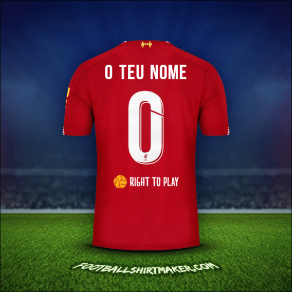 Camisola Liverpool FC Cup 2019/20 -  o teu nome - 0