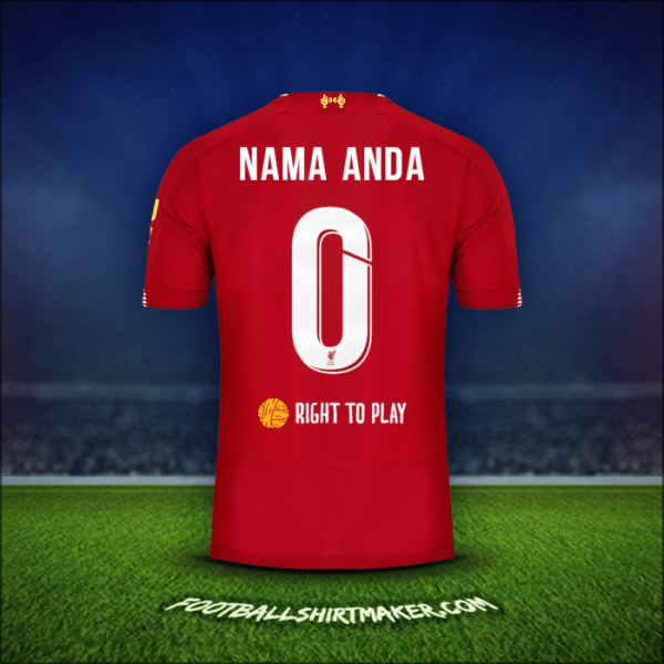 Jersey Liverpool FC Cup 2019/20 -  nama anda - 0