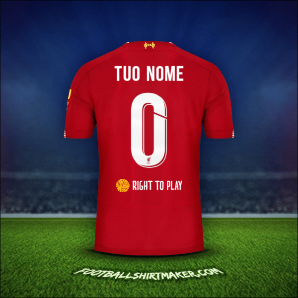 Maglia Liverpool FC Cup 2019/20 -  tuo nome - 0