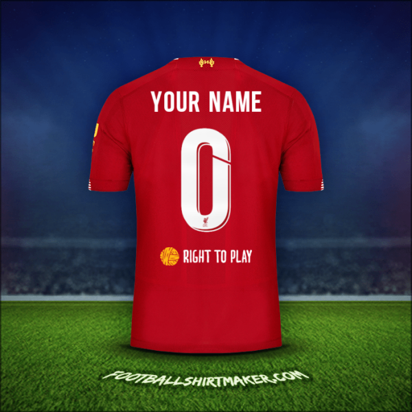 Shirt Liverpool FC Cup 2019/20 -  your name - 0