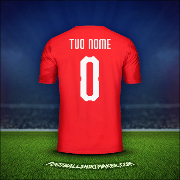 Maglia Egitto 2019 -  tuo nome - 0