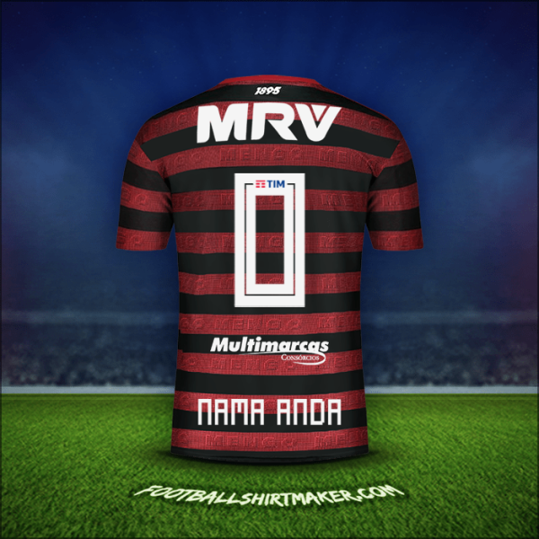 Jersey Flamengo 2019 -  nama anda - 0